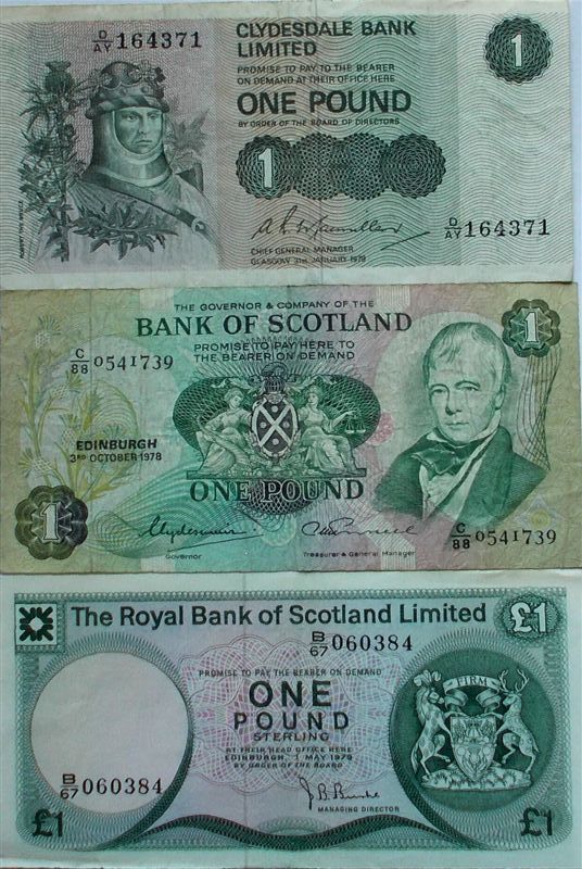 Scotland-£1-Banknotes